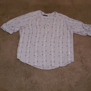 Maurice 3x light purple arrow shirt